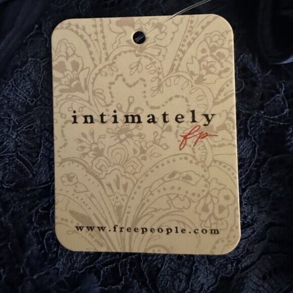 Free People Sunsetter Maxi Slip Dress Midnight Rain Sz XS NWT - Picture 7 of 10